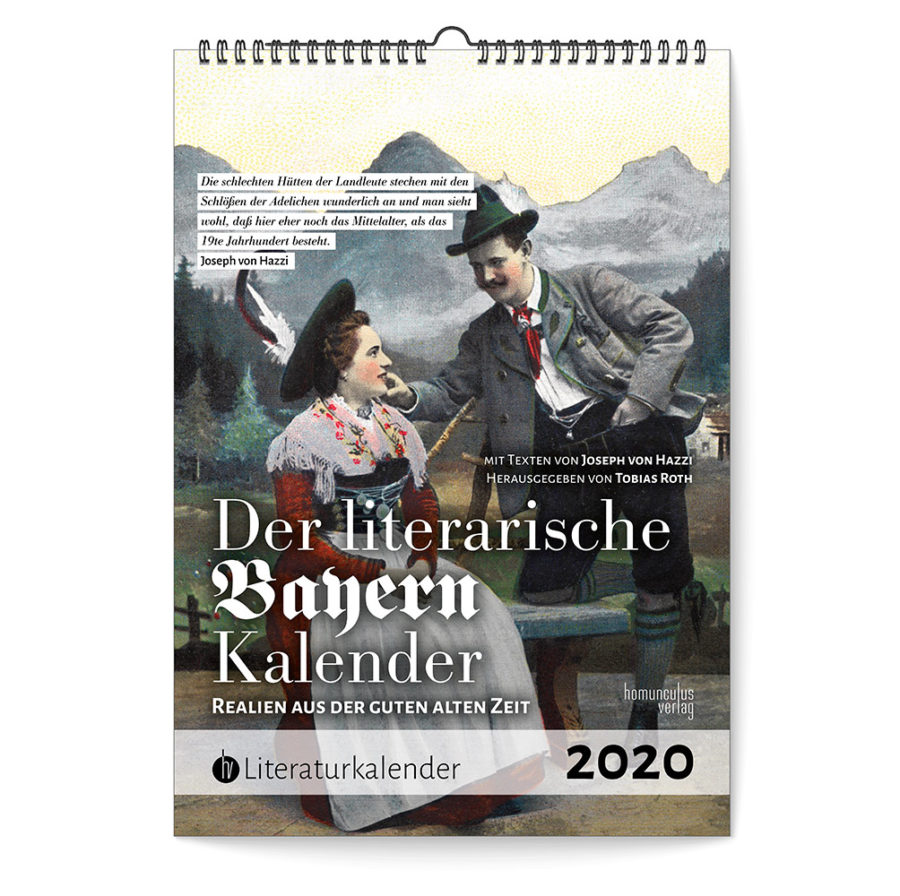 Cover: Der literarische Bayern-Kalender 2020