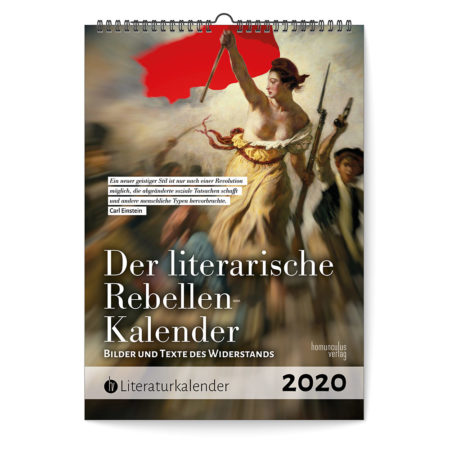 Cover: Der literarische Rebellen-Kalender 2020