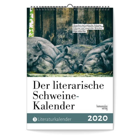 Cover: Literarischer Schweine-Kalender 2020