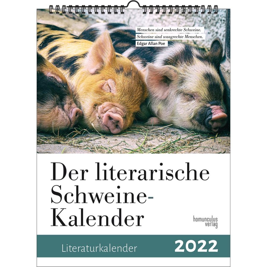 Literarischer Schweinekalender 2022
